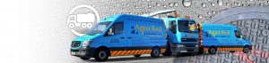Aqua Rod fleet of vans and trucks